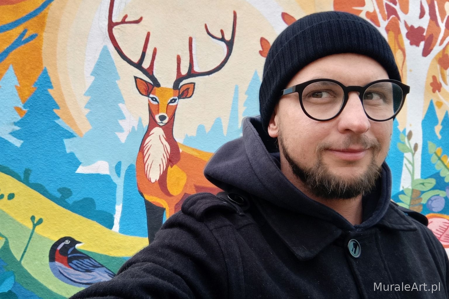 Mural Na skraju lasu w Krakowie - zdjęcie 7