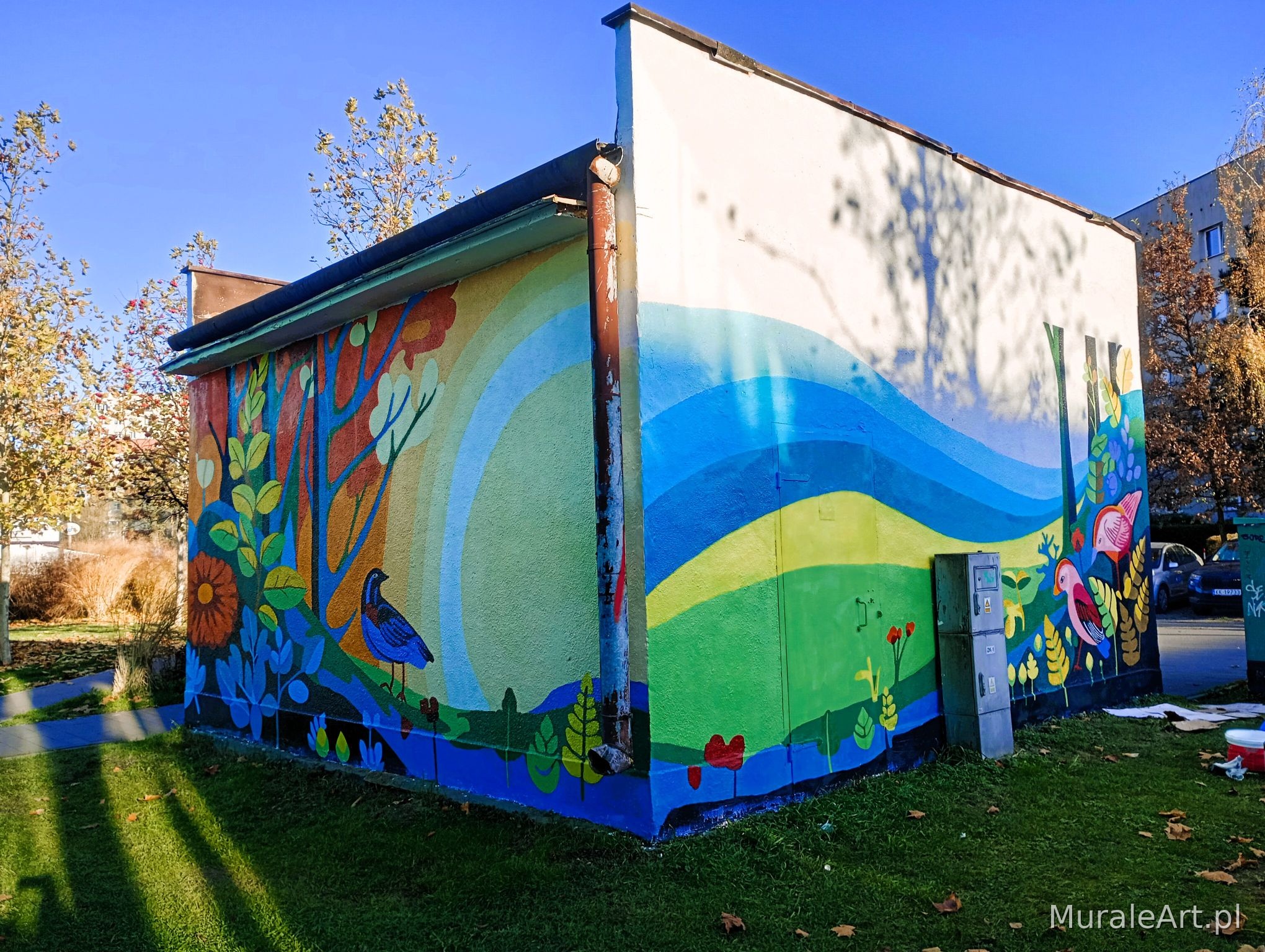 Mural Na skraju lasu w Krakowie - zdjęcie 6