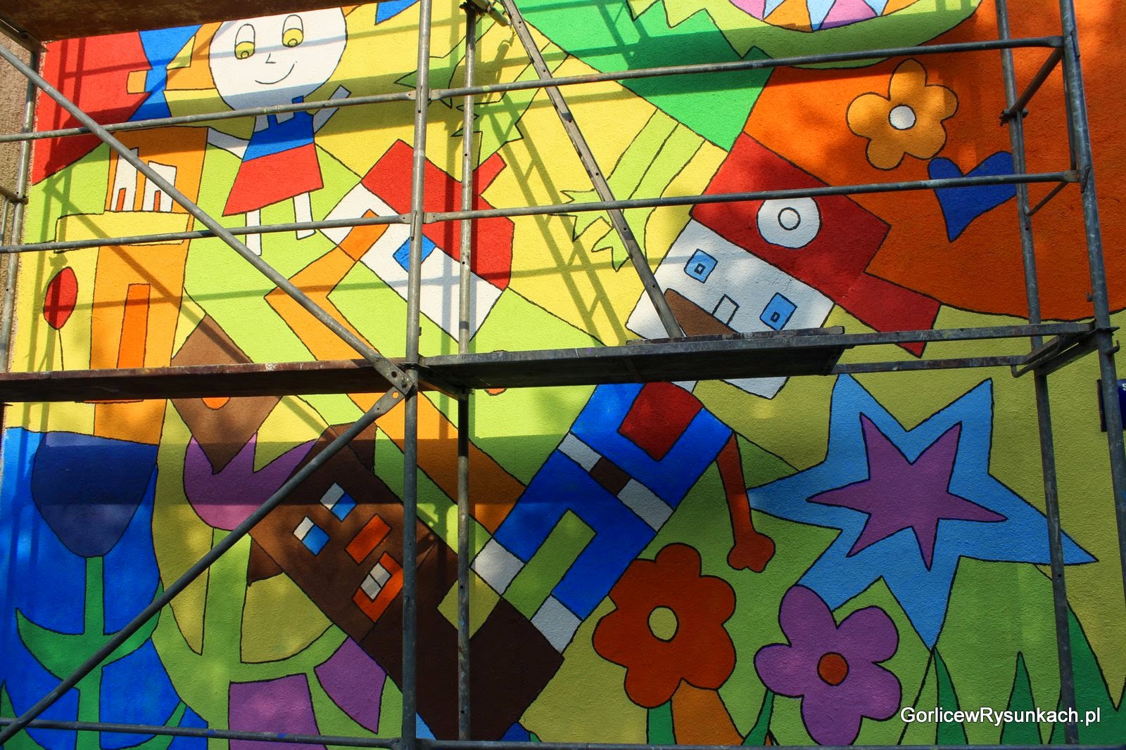 Mural na żłobku w Krakowie - zdjęcie 5