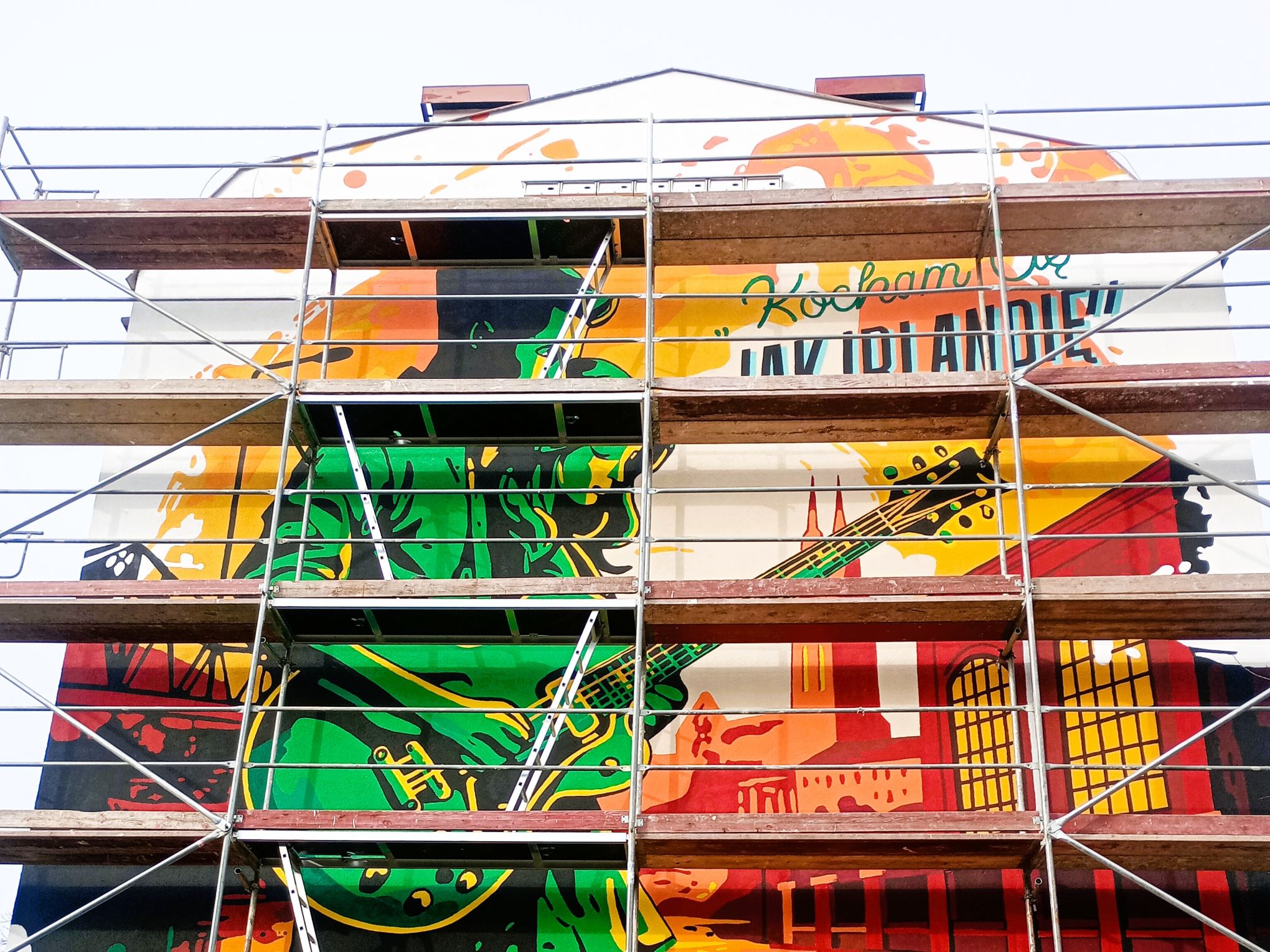 Mural Kocham Cię jak Irlandię we Włocławku - zdjęcie 6