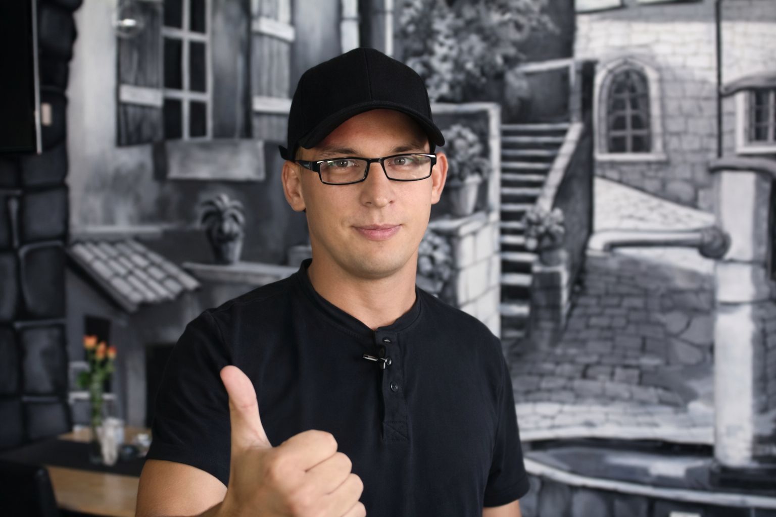 Mural do pizzerii - finalna realizacja