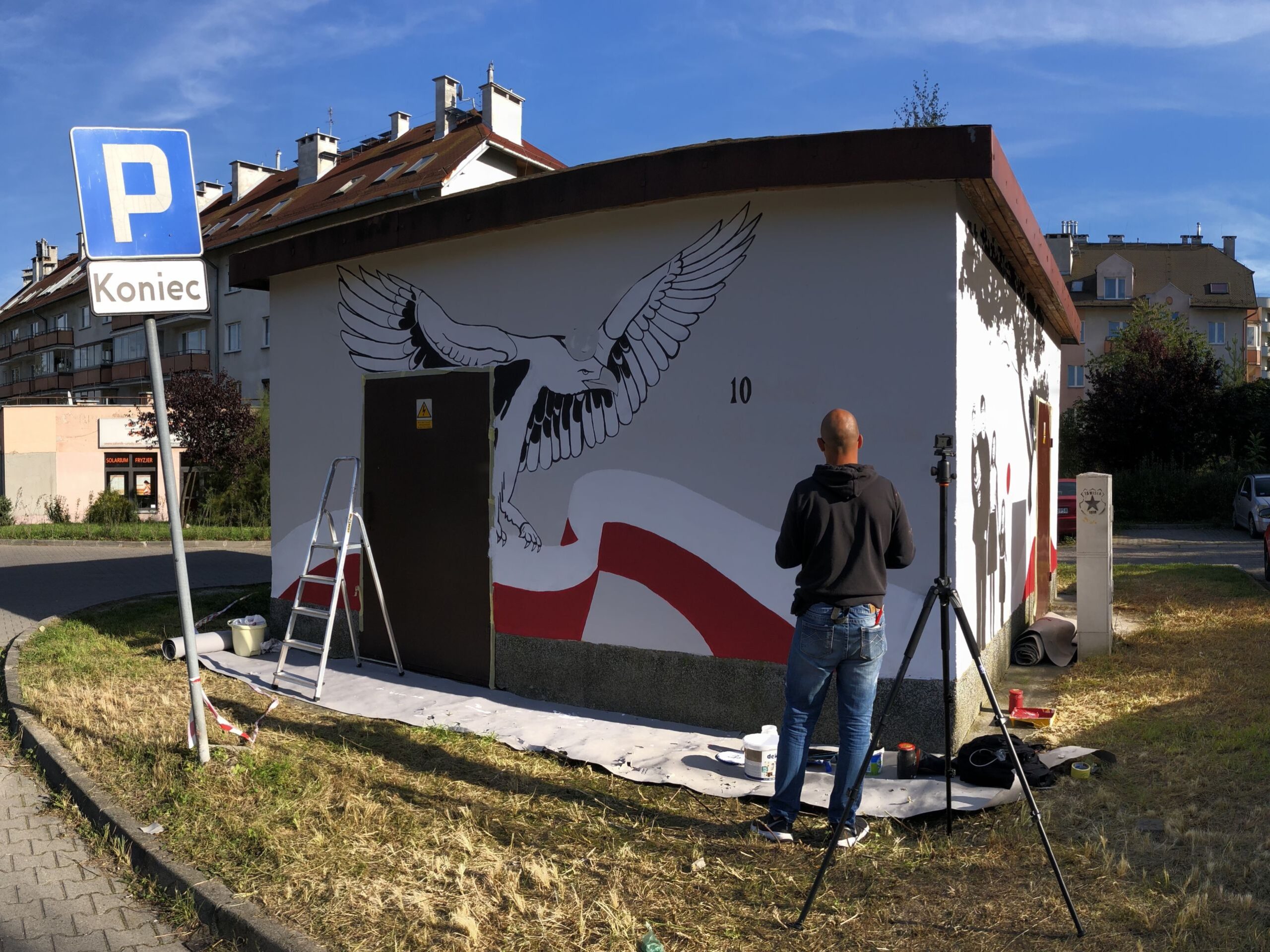 Finalna realizacja muralu patriotycznego