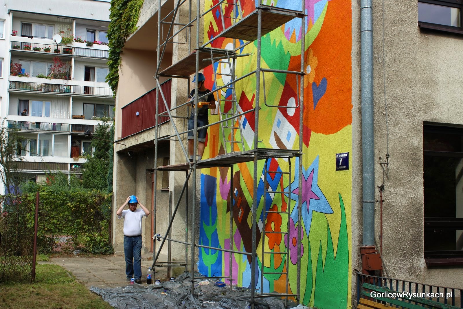 Mural na żłobku w Krakowie - zdjęcie 3