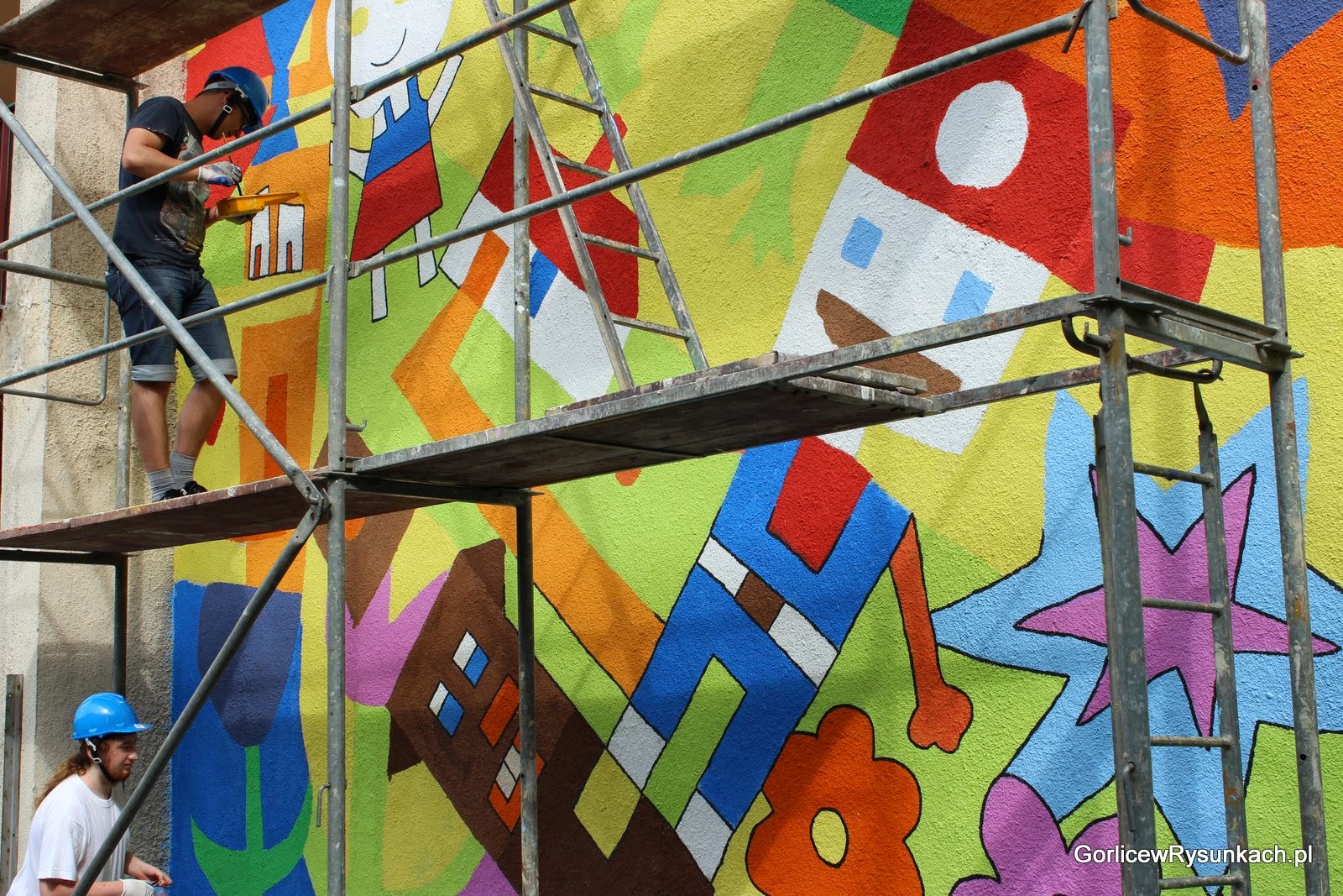 Mural na żłobku w Krakowie - zdjęcie 2